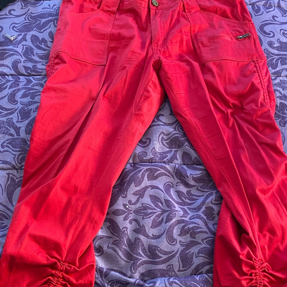 Cute red jeans